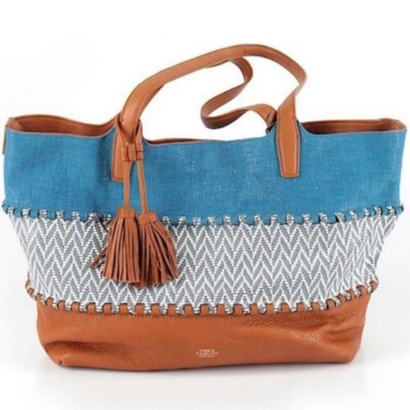 Vince Camuto Handbags - Vince Camuto Leather Herringbone Bag